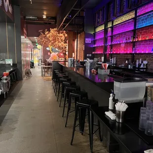 the interior of a restaurant