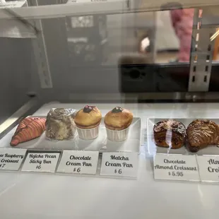 a variety of pastries