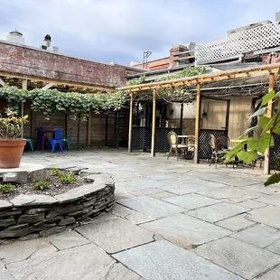 Adorable garden patio