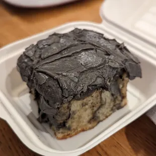 Black Sesame Mochi Roll