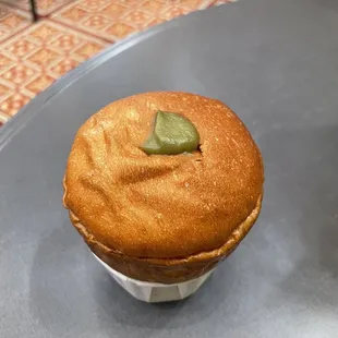 Matcha cream pan
