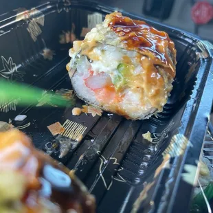 Very yummy roll! Snow mountain roll.