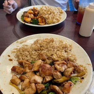 Chicken hibachi.