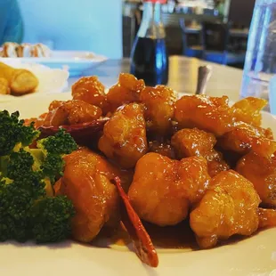 Sweet and Sour Chicken. I would ask for extra broccoli next time.
