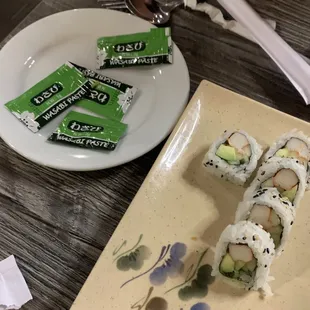 Wasabi packets :(