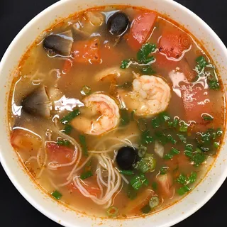 Tom Yum Goon Noodle Soup