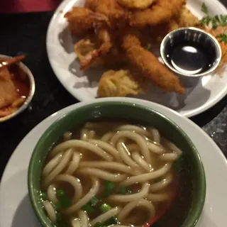 1. Shrimp Tempura Udon Soup