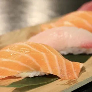 Salmon &amp; Yellowtail Nigiri