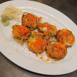 a plate of food