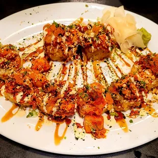 a plate of food
