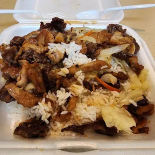 Chicken &amp; Beef Teriyaki #juryduty