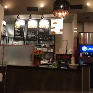 Menu board