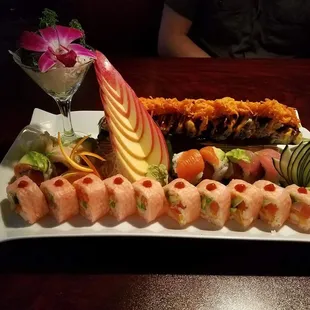 sushi, food, sashimi, sushi and sashimi