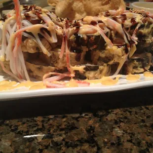 One of Sakura Express's specialties. Spindale Roll. Yum!