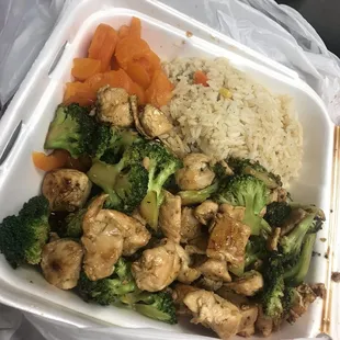 Terrayaki Chicken and Broc