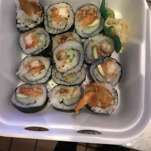 sushi and sashimi, food