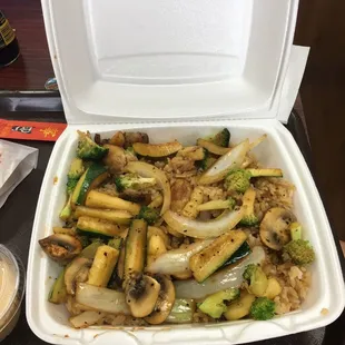 Hibachi vegetables!