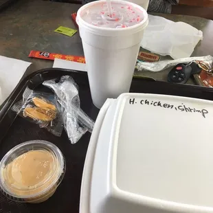 Hibachi Chicken and Shrimp!