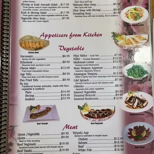 Soup and appetizers