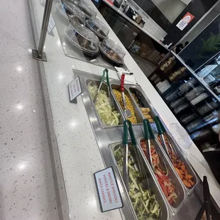 interior, salads