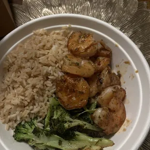 Hibachi Jumbo Shrimp Bowl