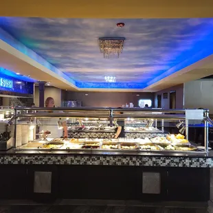 Buffet area