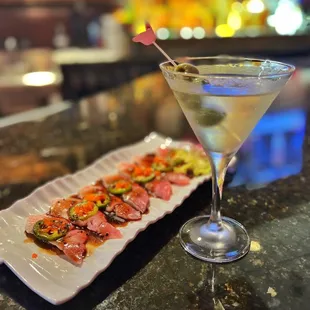 Yellowtail and Martini