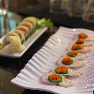 Yellow Tail Platter and Naruto