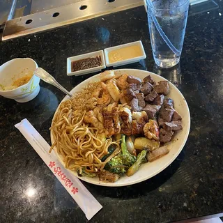 Lobster and Shrimp Hibachi