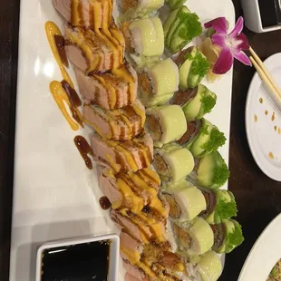Green Caterpillar Roll