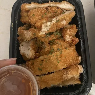 Appetizer: chicken katsu