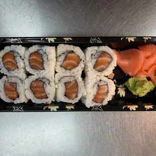 8pc salmon rolls