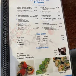 More from dinner menu