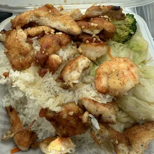 a close up of a plate of food