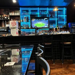 The game and the bar. Sakè Bombed!