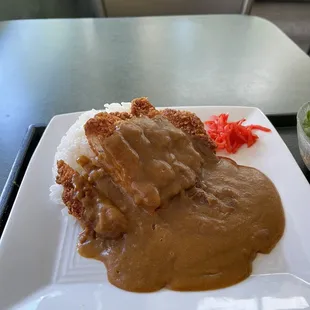 Chicken katsu curry