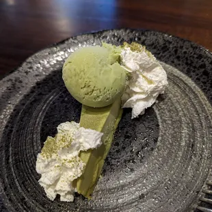 Matcha cheesecake