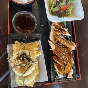 Chicken and Mixed Tempura