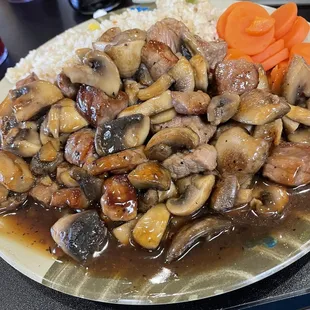 Teriyaki Steak and Mushrooms
