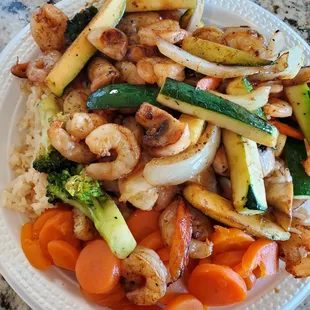 Hibachi shrimp