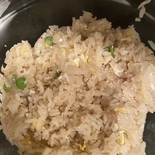 Simple side dish of fried rice was very tasty!