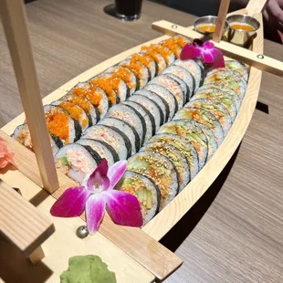 Mother of All Roll (Right), Joe (Middle), Sakura Roll (Left)