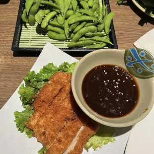 Edamame &amp; Chicken Katsu
