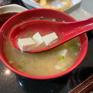 Hot, fresh miso, love this!