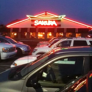 outside, sushi and sashimi