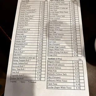 Menu as of 07/05/2024 -1