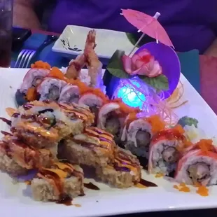 Too pretty to eat but it was too delicious
