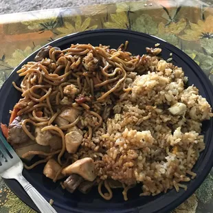 Not at s pretty as the first day, but the leftovers are amazing still. Hibachi chicken and steak.