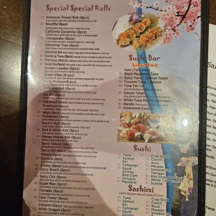 New AYCE menu