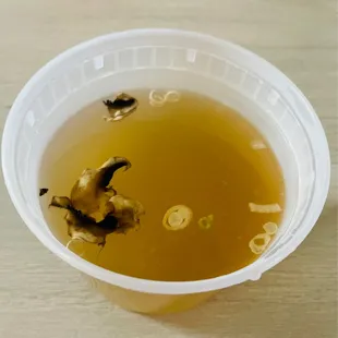 Miso comes with hibachi